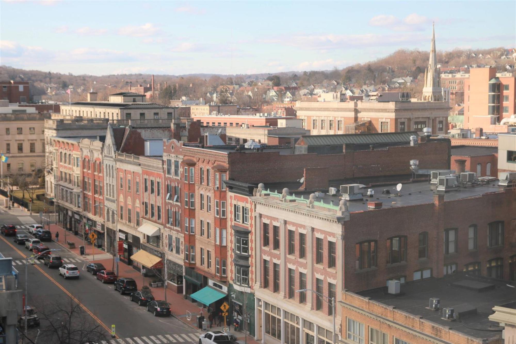 Courtyard Waterbury Downtown Hotel Exterior foto